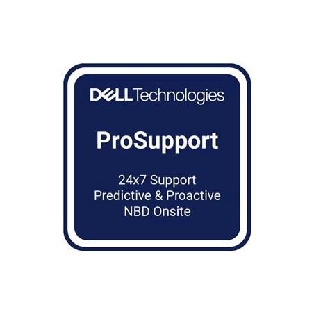 Dell Upgrade z 3 roky Basic Onsite na 5 roky ProSupport - Prodloužená dohoda o službách - náhradní díly a práce (pro notebooky)
