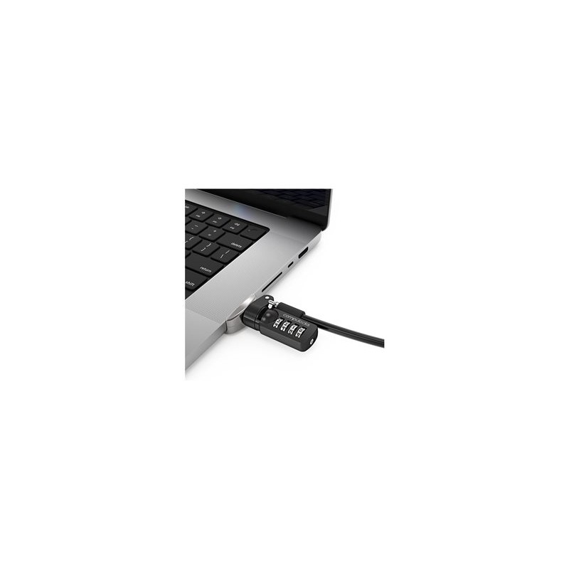 Compulocks Ledge Lock Adapter for MacBook Pro 16" M1, M2 & M3 with Combination Cable Lock - Nástavec zámku bezpečnostního slotu