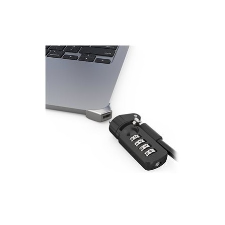 Compulocks Ledge Lock Adapter for MacBook Air 15" M2-M4 with Combination Cable Lock Silver - Sada pro bezpečnost systému