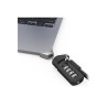 Compulocks Ledge Lock Adapter for MacBook Air 15" M2-M4 with Combination Cable Lock Silver - Sada pro bezpečnost systému