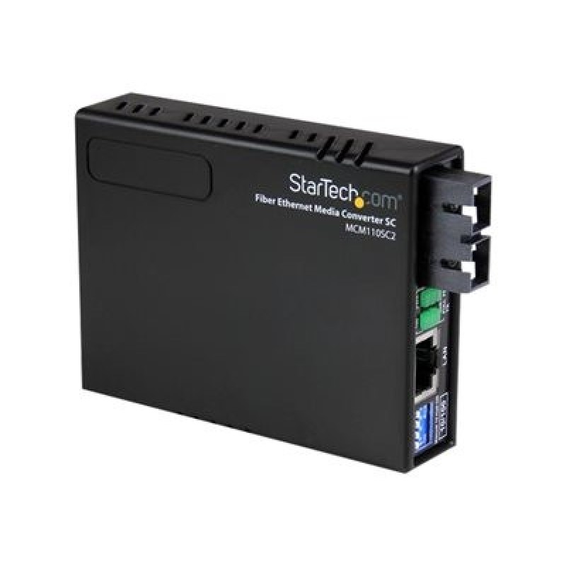 StarTech.com 10/100 Multi Mode Fiber Ethernet Media Converter SC 2 km - Konvertor médií s optickými vlákny - 100Mb LAN