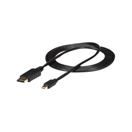 StarTech.com 10ft Mini DisplayPort to DisplayPort Cable - M/M - mDP to DP 1.2 Adapter Cable - Thunderbolt to DP w/ HBR2 Support
