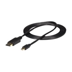 StarTech.com 6ft (2m) Mini DisplayPort to DisplayPort 1.2 Cable, 4K x 2K UHD Mini DisplayPort to DisplayPort Adapter Cable
