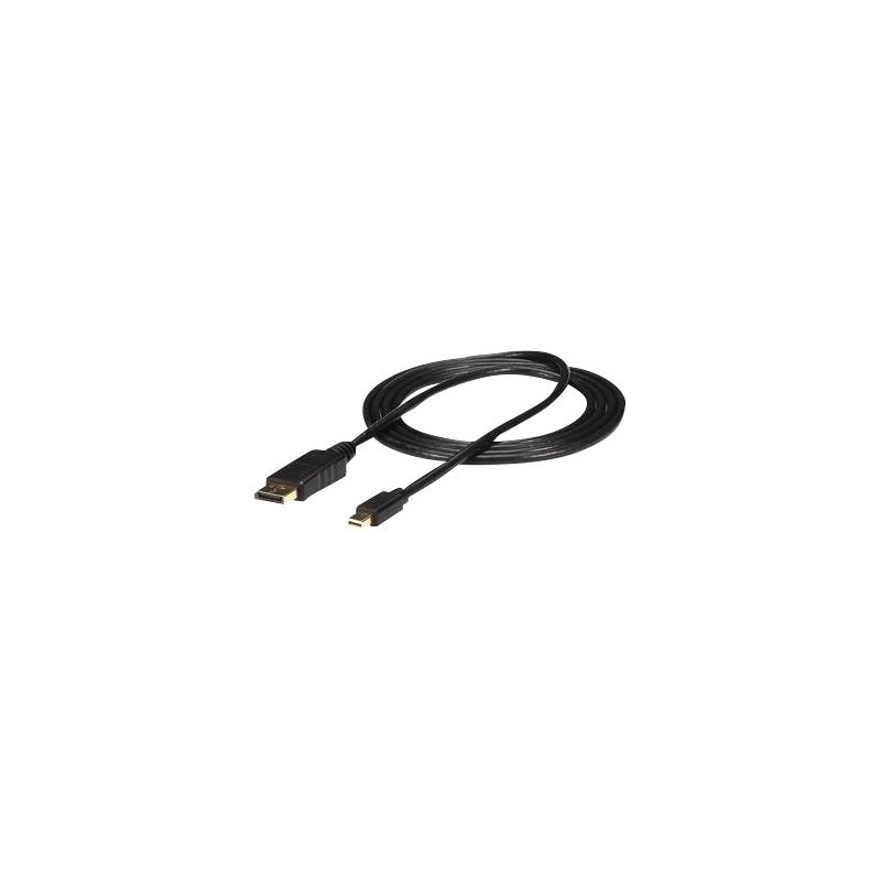 StarTech.com 6ft (2m) Mini DisplayPort to DisplayPort 1.2 Cable, 4K x 2K UHD Mini DisplayPort to DisplayPort Adapter Cable