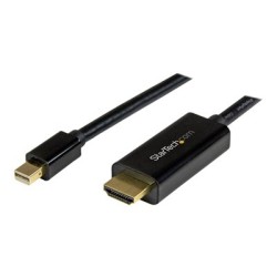 StarTech.com Mini DisplayPort to HDMI converter cable - 3 ft (1m) - mDP to HDMI adapter with built-in cable - (M / M) Ultra HD