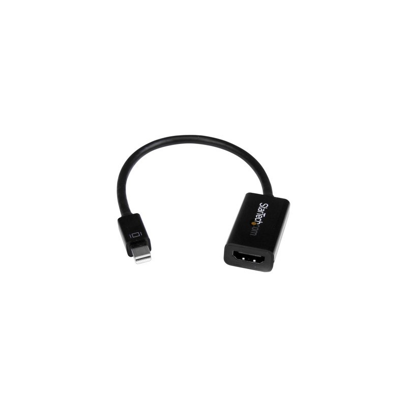 StarTech.com Mini DisplayPort to HDMI Audio / Video Converter - mDP 1.2 to HDMI Active Adapter for Ultrabook / Laptop - 4K @
