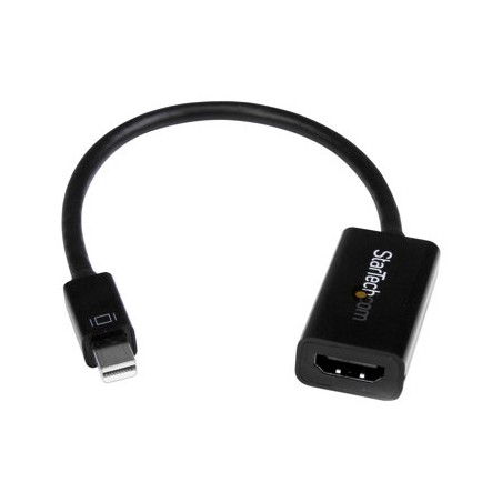 StarTech.com Mini DisplayPort to HDMI Audio / Video Converter - mDP 1.2 to HDMI Active Adapter for Ultrabook / Laptop - 4K @