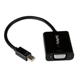 StarTech.com Mini DisplayPort to VGA Adapter - DisplayPort 1.2 - 1080p - Thunderbolt to VGA Monitor Adapter - Mini DP to VGA