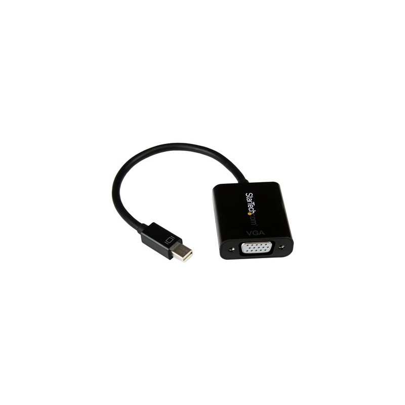 StarTech.com Mini DisplayPort to VGA Adapter - DisplayPort 1.2 - 1080p - Thunderbolt to VGA Monitor Adapter - Mini DP to VGA