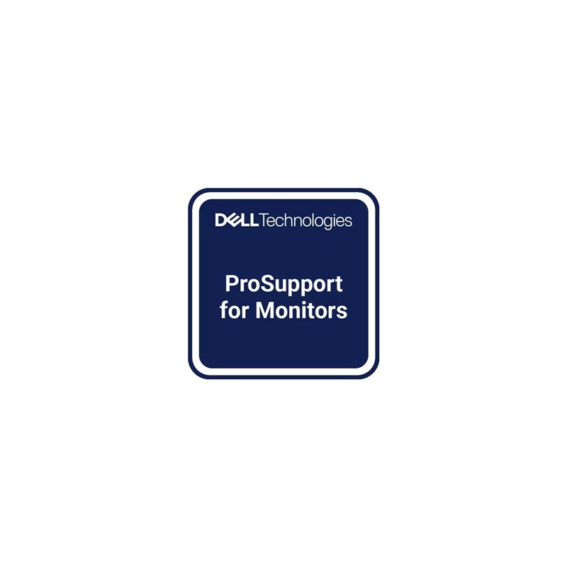 Dell Upgrade z 3 roky Basic Advanced Exchange na 5 roky ProSupport for monitors - Prodloužená dohoda o službách - výměna - 5