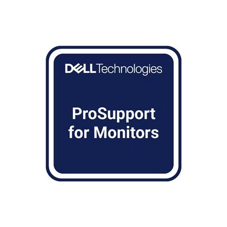 Dell Upgrade z 3 roky Basic Advanced Exchange na 5 roky ProSupport for monitors - Prodloužená dohoda o službách - výměna - 5