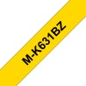 Brother M-K631BZ - Černá na žluté - Role (0,9 cm x 8 m) 1 kazeta/y nelaminovaná páska - pro P-Touch PT-55, PT-65, PT-75, PT-85