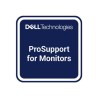 Dell Upgrade z 3 roky Basic Advanced Exchange na 3 roky ProSupport for monitors - Prodloužená dohoda o službách - výměna - 3