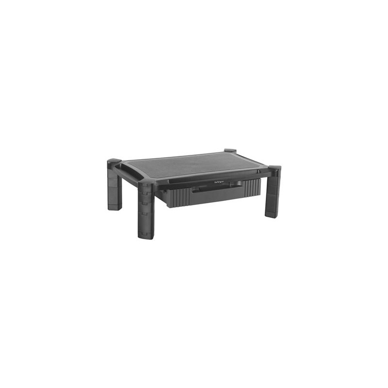 StarTech.com Adjustable Monitor Riser - Large - Drawer - Monitors up to 32"- Adjustable Height - Desk Monitor Stand
