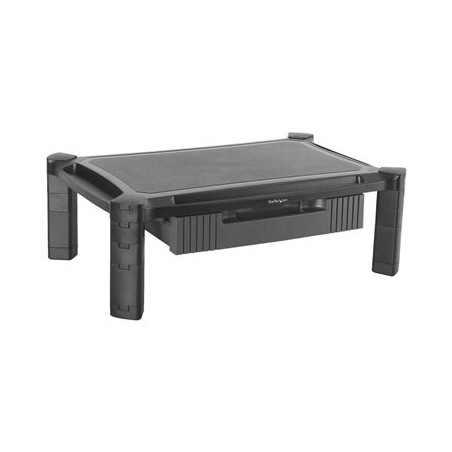 StarTech.com Adjustable Monitor Riser - Large - Drawer - Monitors up to 32"- Adjustable Height - Desk Monitor Stand