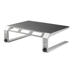 StarTech.com Monitor Riser Stand - For up to 32" Monitor - Height Adjustable - Computer Monitor Riser - Steel and Aluminum