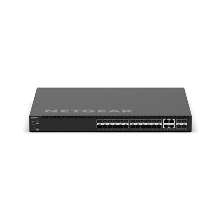 NETGEAR M4350 Series M4350-24F4X - Prepínac - L3 - rízený - 24 x 1/2.5 Gigabit SFP + 4 x combo 10 Gigabit SFP+ - proudení
