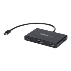 StarTech.com 3 Port Mini DisplayPort MST Hub - 4K 30Hz - Mini DP to HDMI Video Splitter for Multiple Monitors - mDP to HDMI