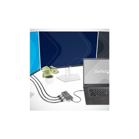 StarTech.com 3-Port USB-C MST Hub, USB Type-C to 3x HDMI Multi-Monitor Adapter for Laptop, Triple HDMI up to 4K 60Hz w/ DP 1.4