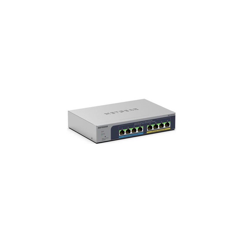 NETGEAR Smart MS108TUP - Přepínač - L3 Lite - inteligentní - 4 x 100/1000/2.5G (PoE++) + 4 x 100/1000/2.5G (PoE+) - desktop