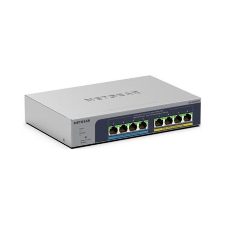 NETGEAR Smart MS108TUP - Přepínač - L3 Lite - inteligentní - 4 x 100/1000/2.5G (PoE++) + 4 x 100/1000/2.5G (PoE+) - desktop