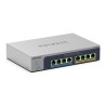 NETGEAR Smart MS108TUP - Přepínač - L3 Lite - inteligentní - 4 x 100/1000/2.5G (PoE++) + 4 x 100/1000/2.5G (PoE+) - desktop