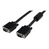 StarTech.com 5m Coax High Resolution Monitor VGA Video Cable HD15 M/M - Kabel VGA - HD-15 (VGA) (M) do HD-15 (VGA) (M) - 5 m
