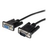 StarTech.com 3m Black Straight Through DB9 RS232 Serial Cable - DB9 RS232 Serial Extension Cable - Male to Female Cable