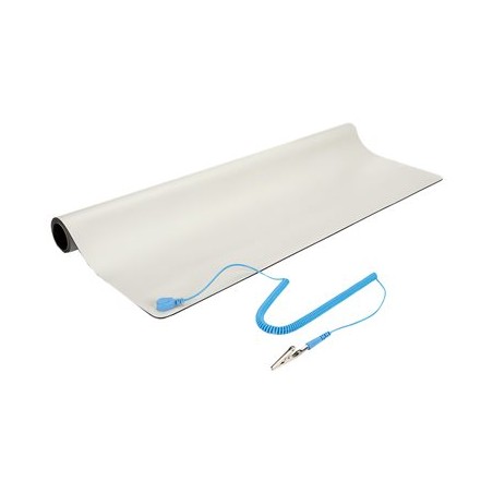 StarTech.com Anti-Static Mat - 25" x 27.5" Electrical Grounding Desk Pad - For Home or Work - Beige (M3013) - Desktop