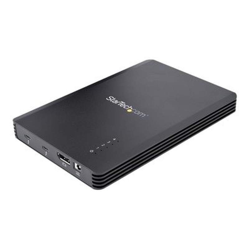 StarTech.com 4 Bay Thunderbolt 3 NVMe Enclosure, For M.2 NVMe Solid State Drives, 1x DisplayPort Video & 2x TB3 Downstream