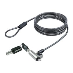 StarTech.com Nano Laptop Cable Lock, 6ft (2m), Anti-Theft Keyed Lock, Security Cable Locks Nano Slot Computers, For HP