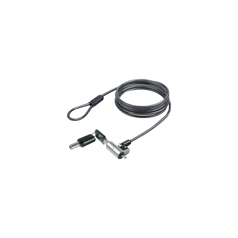 StarTech.com Nano Laptop Cable Lock, 6ft (2m), Anti-Theft Keyed Lock, Security Cable Locks Nano Slot Computers, For HP