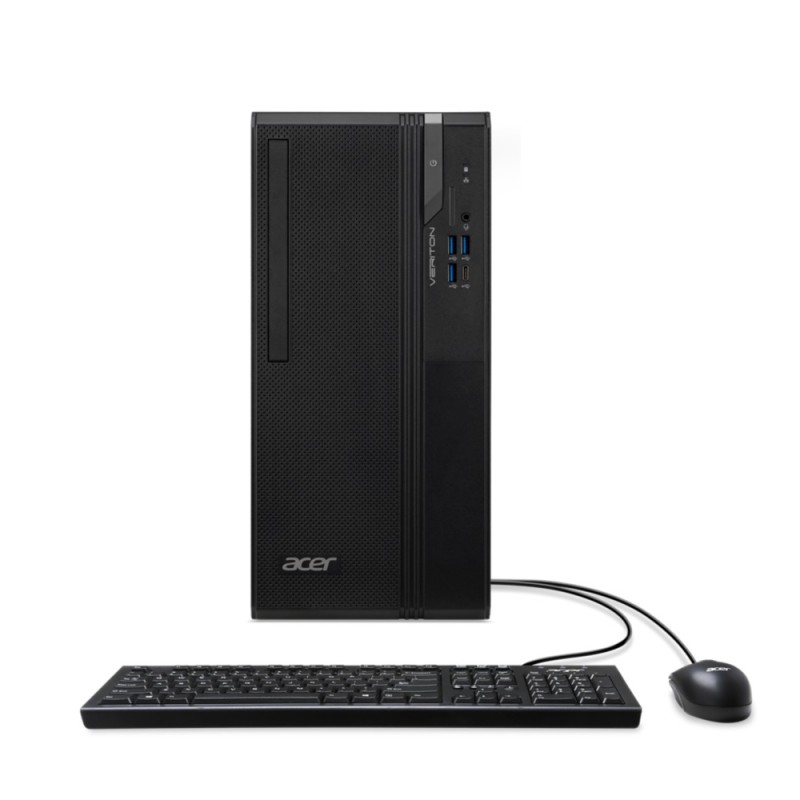 ACER PC Veriton VS2720G, i5-14400,8GB DDR5,512GB M.2 SSD,Wifi,DVD±RW,USB KB+mouse,W11P,300W,Black