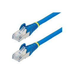 StarTech.com 10m CAT6a Ethernet Cable - Blue - Low Smoke Zero Halogen (LSZH) - 10GbE 500MHz 100W PoE++ Snagless RJ-45 w/Strain