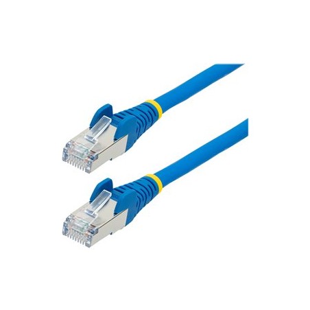 StarTech.com 10m CAT6a Ethernet Cable - Blue - Low Smoke Zero Halogen (LSZH) - 10GbE 500MHz 100W PoE++ Snagless RJ-45 w/Strain