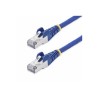 StarTech.com 1m Blue CAT8 Ethernet Cable, Snagless, S/FTP, 25G/40G - Patch kabel - RJ-45 (M) do RJ-45 (M) - 1 m - 5.6 mm