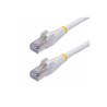 StarTech.com 3m White CAT8 Ethernet Cable, Snagless, S/FTP, 25G/40G - Patch kabel - RJ-45 (M) do RJ-45 (M) - 3 m - 5.6 mm