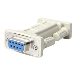 StarTech.com DB9 RS232 Serial Null Modem Adapter - F/F - Null modem adapter - DB-9 (F) to DB-9 (F) - NM9FF - Null modem adapter
