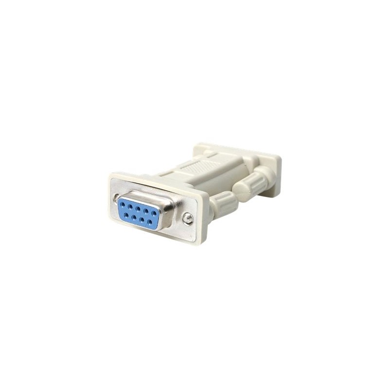 StarTech.com DB9 RS232 Serial Null Modem Adapter - F/F - Null modem adapter - DB-9 (F) to DB-9 (F) - NM9FF - Null modem adapter