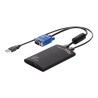 StarTech.com Crash Cart Adapter - 1920 x 1200 - Portable Laptop USB 2.0 to KVM Console (NOTECONS01) - Přepínač KVM - 1 x KVM