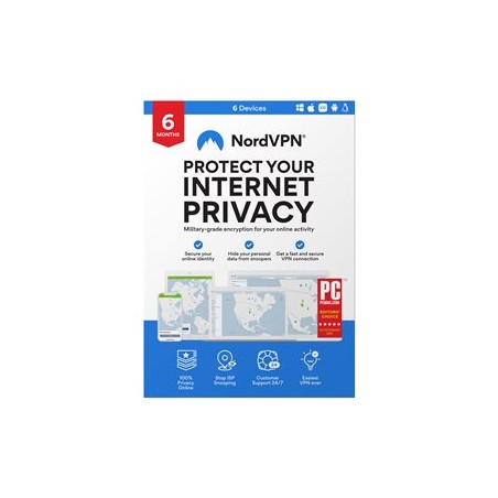 NordVPN - Licence na predplatné (6 mesícu) - ESD - Win, Mac, Linux, Android, iOS - celý svet