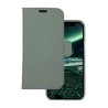 dbramante1928 New York - Pouzdro s klopou pro mobilní telefon - detachable magnetic back-cover - kůže Saffiano - green bay
