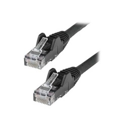 StarTech.com 1m LSZH CAT6 Ethernet Cable, 10 Gigabit Snagless RJ45 100W PoE Network Patch Cord with Strain Relief, CAT 6 10GbE
