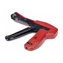 StarTech.com Nylon Cable Tie Gun, Zip Tie Tightener/Install Tool, TAA - Nástroj pro instalaci kabelových úvazku - black & red