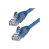 StarTech.com 1m LSZH CAT6 Ethernet Cable, 10 Gigabit Snagless RJ45 100W PoE Network Patch Cord with Strain Relief, CAT 6 10GbE