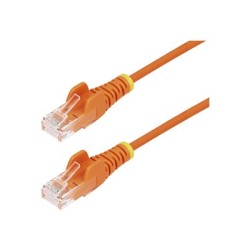 StarTech.com - Patch kabel - RJ-45 (M) do RJ-45 (M) - 25 cm - 3.6 mm - UTP - CAT 5/5e/6 - IEEE 802.3bt - neobsahuje halogen