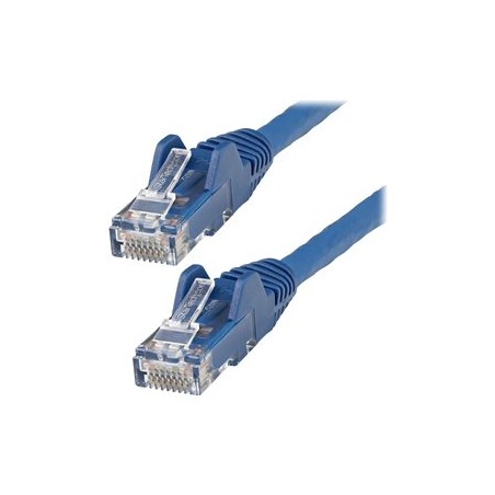 StarTech.com 15m LSZH CAT6 Ethernet Cable, 10 Gigabit Snagless RJ45 100W PoE Network Patch Cord with Strain Relief, CAT 6 10GbE