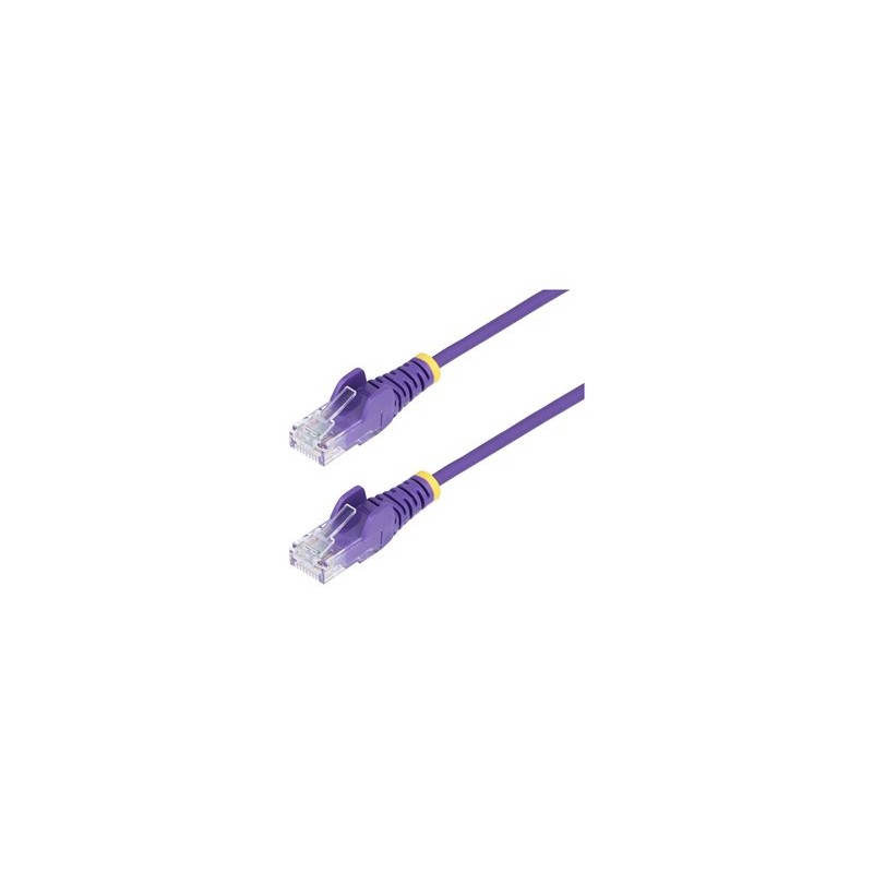 StarTech.com - Patch kabel - RJ-45 (M) do RJ-45 (M) - 25 cm - 3.6 mm - UTP - CAT 5/5e/6 - IEEE 802.3bt - neobsahuje halogen