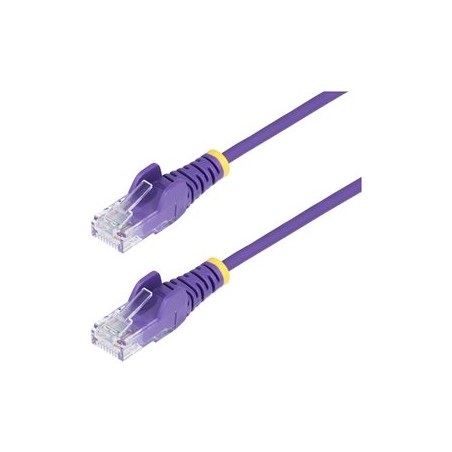 StarTech.com - Patch kabel - RJ-45 (M) do RJ-45 (M) - 25 cm - 3.6 mm - UTP - CAT 5/5e/6 - IEEE 802.3bt - neobsahuje halogen