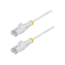 StarTech.com - Patch kabel - RJ-45 (M) do RJ-45 (M) - 25 cm - 3.6 mm - UTP - CAT 5/5e/6 - IEEE 802.3bt - neobsahuje halogen